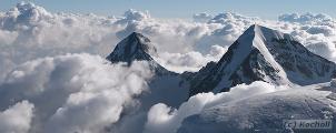 Eiger und M�nch von der Jungfrau aus gesehen